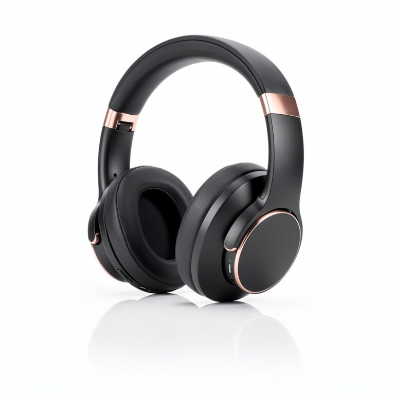 Flux Pro 2.0 AI generated professional product photography of headphones for e-commerce listing